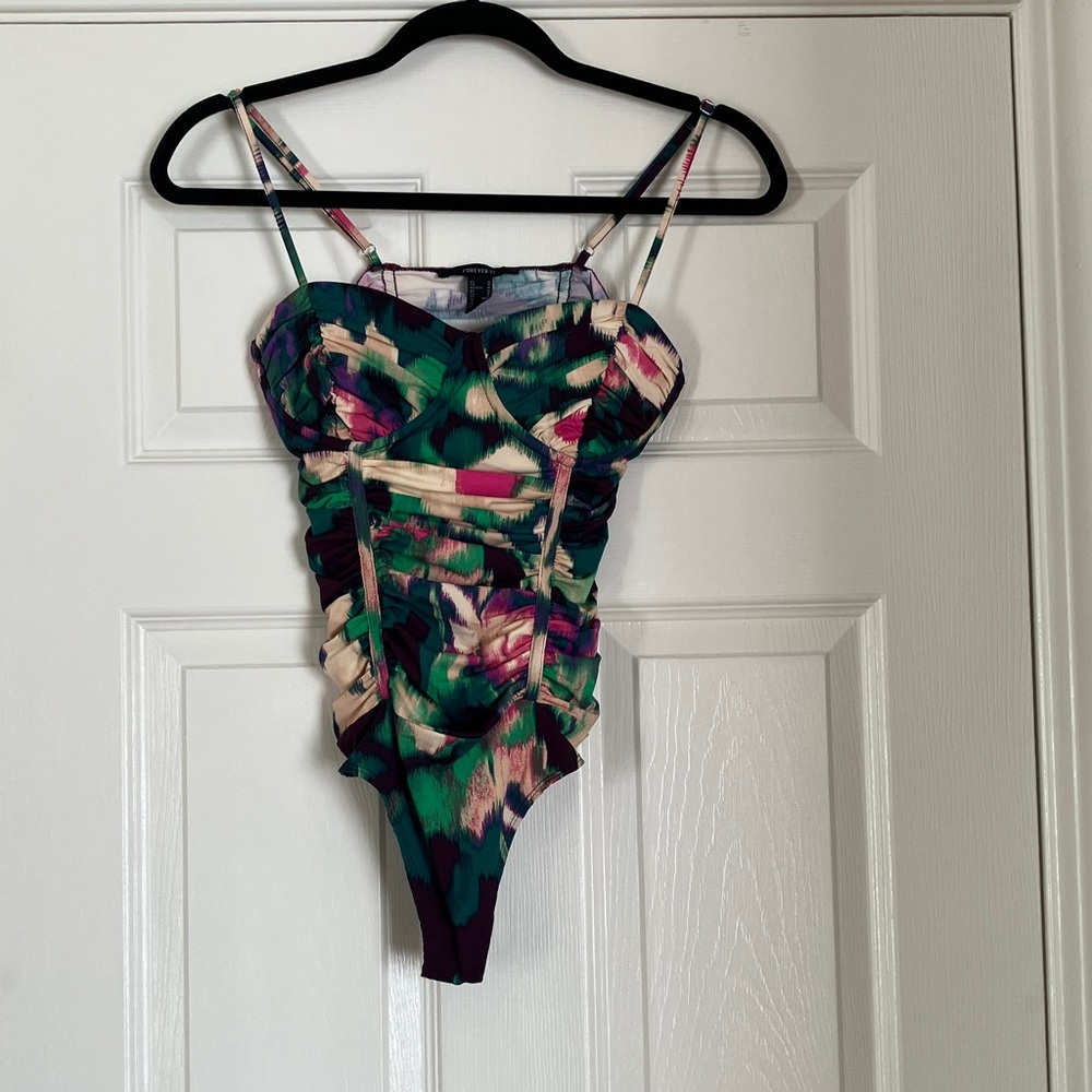 Multicolor One Piece Bodysuit